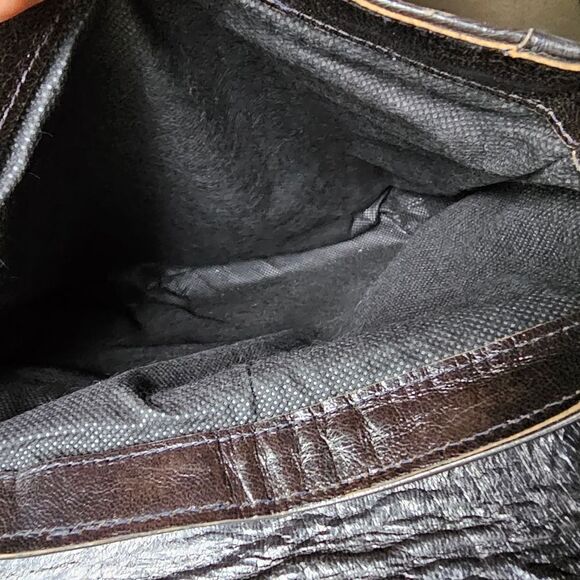 VINTAGE TRIBAL WOVEN AND GENUINE LEATHER CROSSBODY BAG - Picture 15 of 16